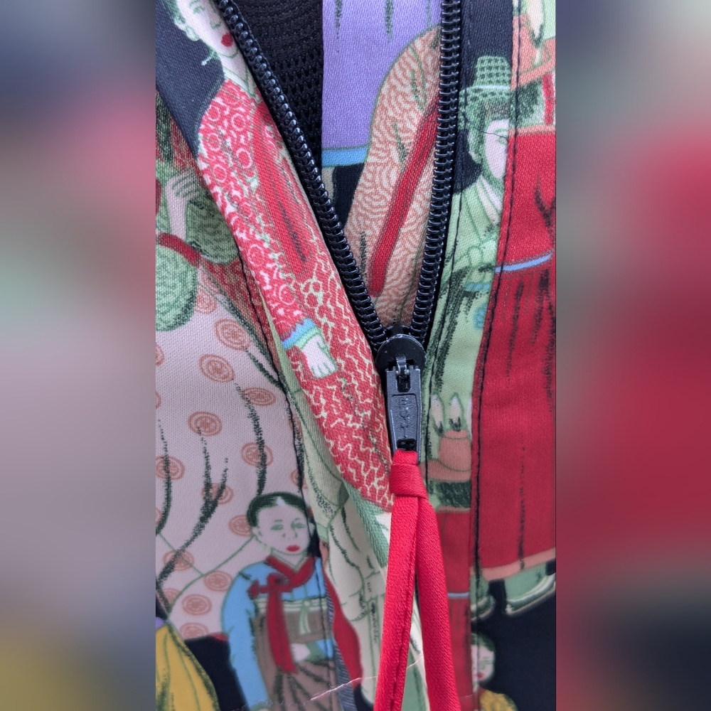 Natori Multicolor Patterned Dress - image 6